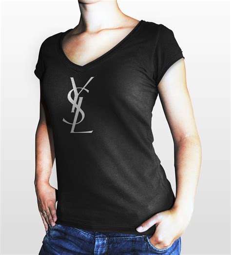 ladies ysl t shirt|saint laurent graphic t shirt.